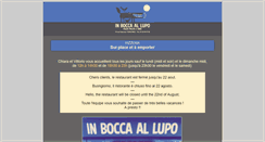 Desktop Screenshot of pizzeria-in-bocca-al-lupo.com